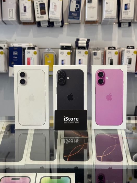 NOWY • iPhone 16 • 128 GB • White • GWARANCJA • biały • RATY !!!