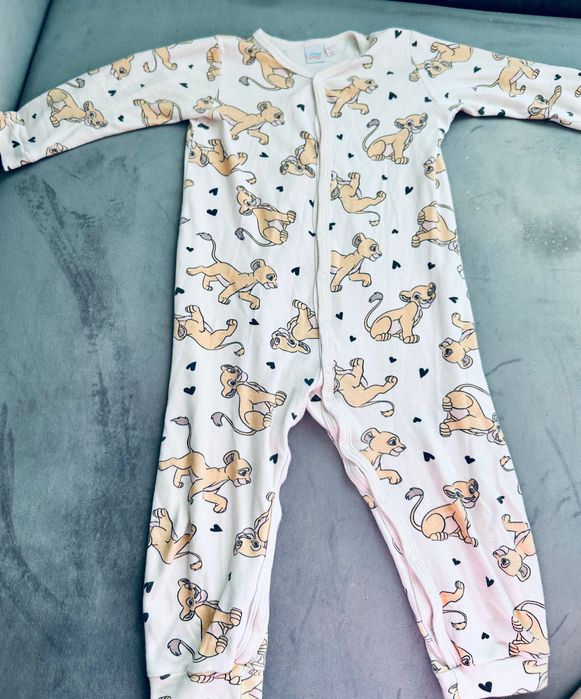 Pajacyk piżama Disney Król Lew r. 92