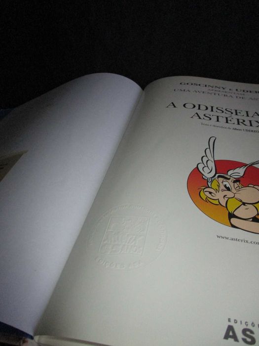 Livro BD A Odisseia de Astérix Goscinny e Uderzo
