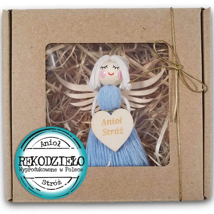 Anioł stróż, niebieski. Henry