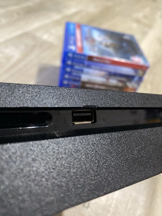 PS4 Slim 1tb | 60+ игр | 2 контроллера
