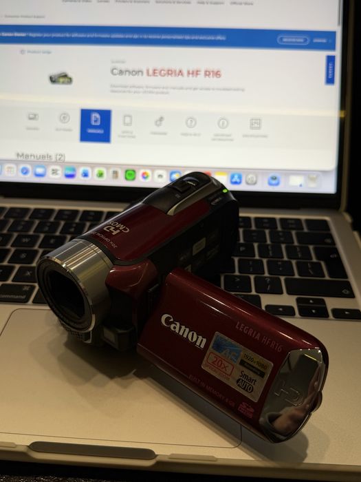 Kamera canon retro i karta SD samsung