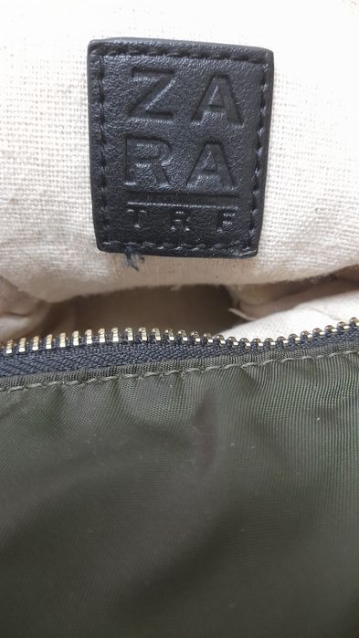 Mochila Zara cor verde seco - Bom estado - ÚLTIMOS DIAS