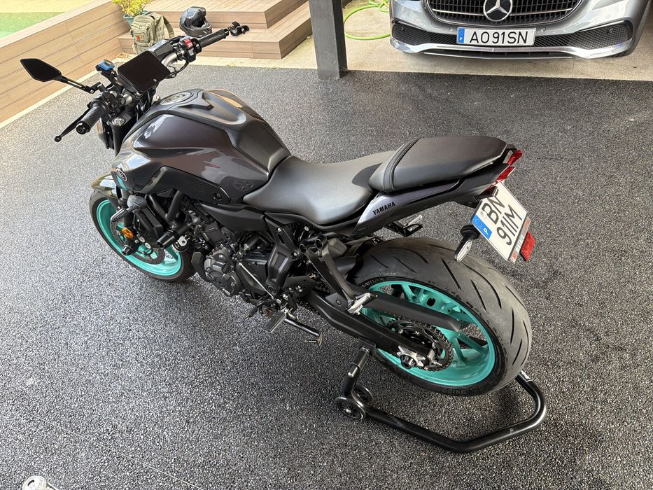 Yamaha MT-07 Cyan Storm 2024 | Linha SC Project | Limitada A2 Livrete