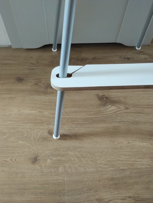 Krzesełko do karmienia Ikea z podnóżkiem i tacką