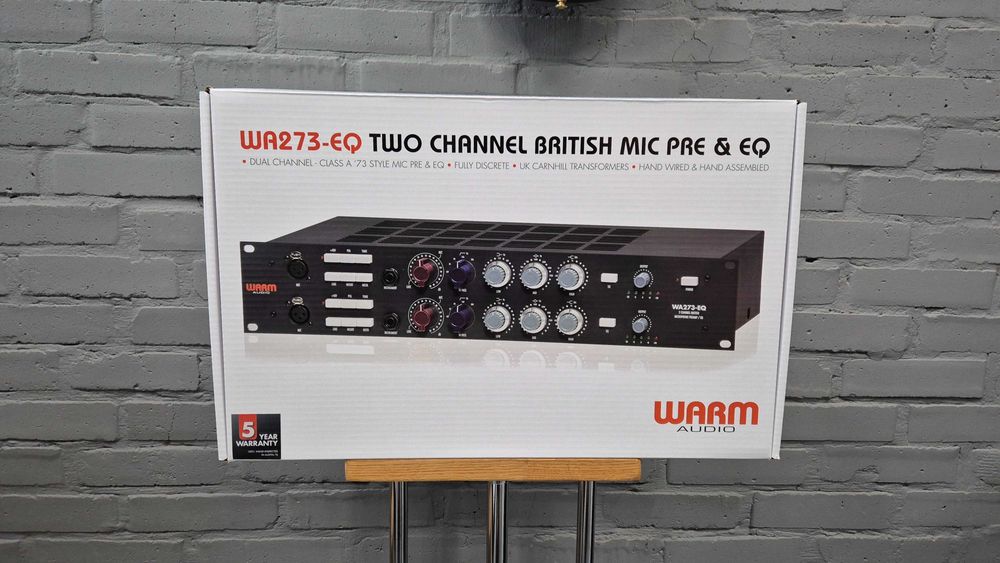 Warm Audio WA273-EQ Двоканальний мікрофонний передпідсилювач-еквалайзер