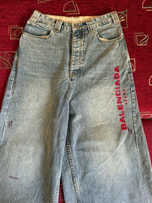 Spodnie Jeansy Baggy Szerokie Balenciaga Oversize