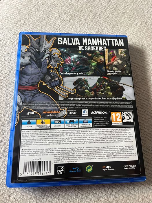 Jogo Teenage Mutant Ninja Turtles: Mutants in Manhattan PS4