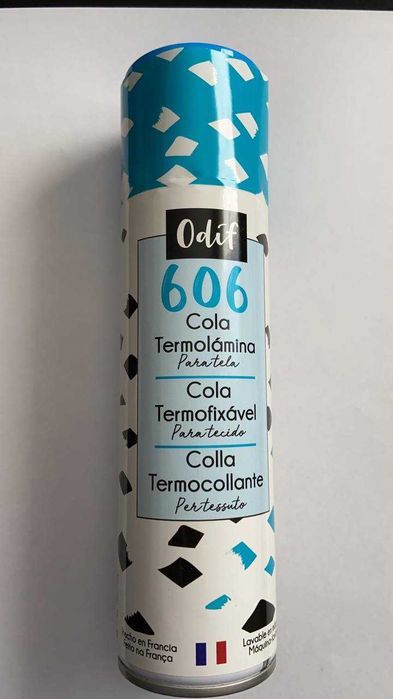 Cola spray adesivo térmico permanente para tecidos. (250 ml)