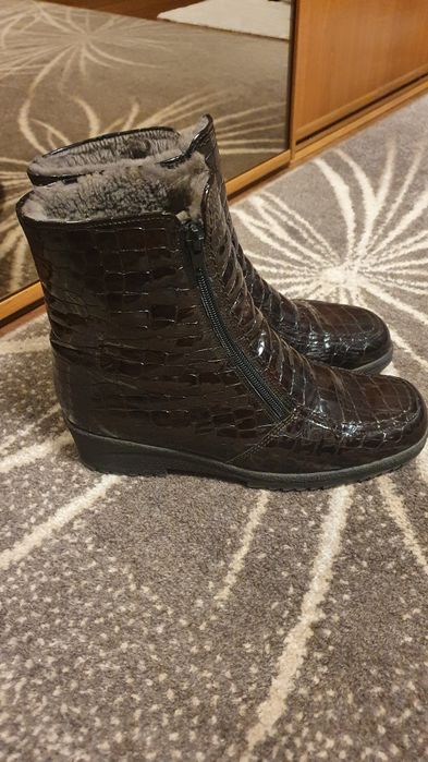 Botki damskie skórzane ARA rozm 39