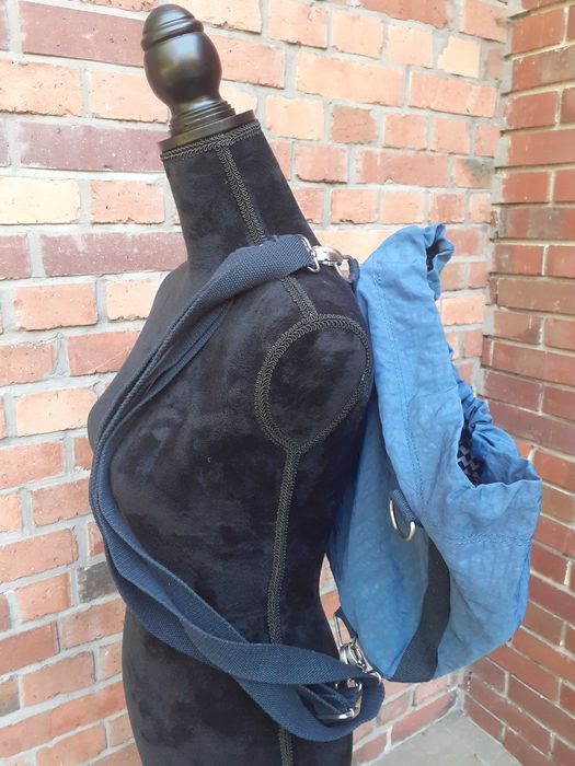 Granatowa plecako- torba marki Tchibo