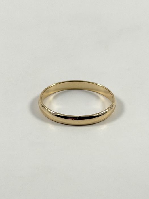 Złota obrączka rozmiar 22