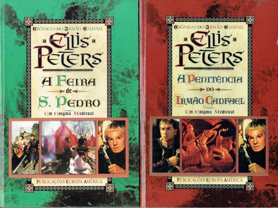 9757  Livros de Ellis Peters 2  Publicações Europa-América
