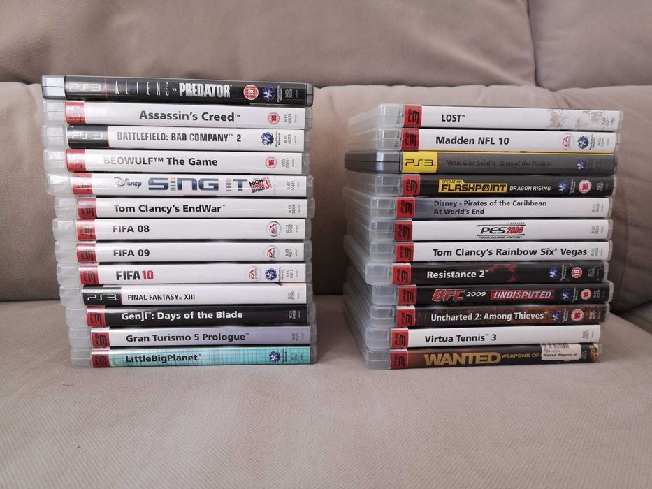 25 jogos para PS3 (Preços na descrição)