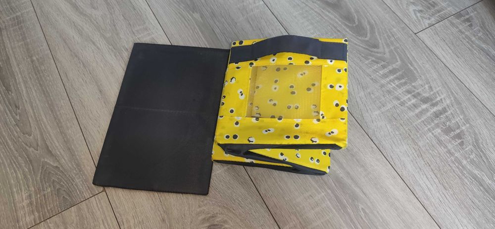 Małe pudełeczko organizer tekstylny dla dzieci