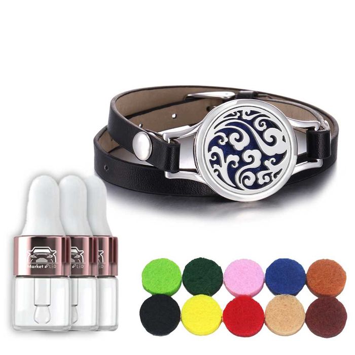 Bransoletka - Powiew Wiatru - Zapachowa na rękę