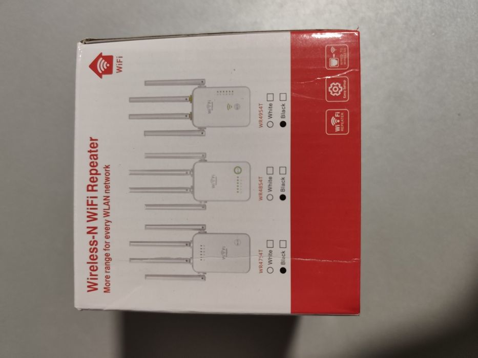 bezprzewodowy wzmacniacz sygnału Wi-Fi (repeater).