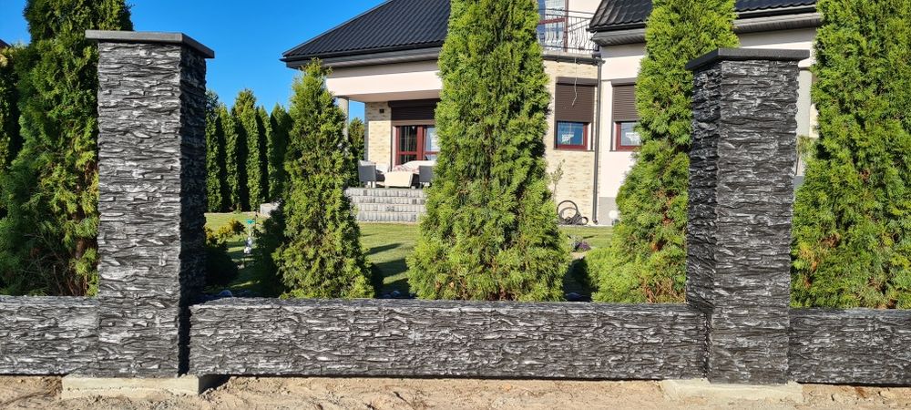 Ala Klinkier, Imitacja Klinkieru, ogrodzenie, ogrodzenia,