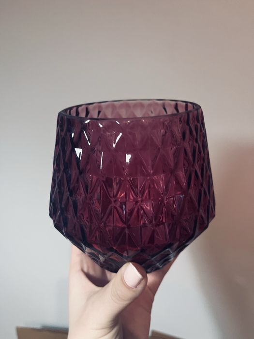 Vinage fioletowy flakon retro