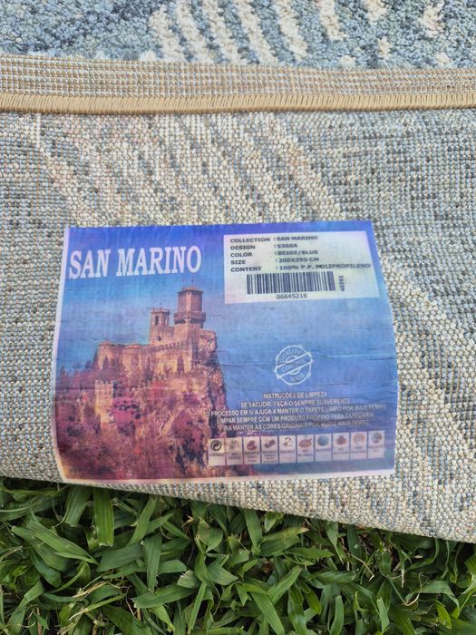 Tapete azul 200×290