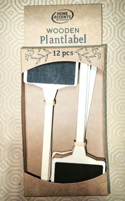 Conjunto 18 placas ardósia plantas jardim