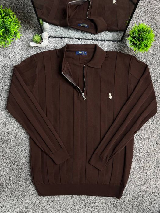 Лонгслив / Полузамок від Polo Ralph Lauren , в полоску
