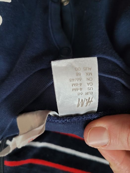 3x pajac chłopięcy bez stopek rozm 62-68