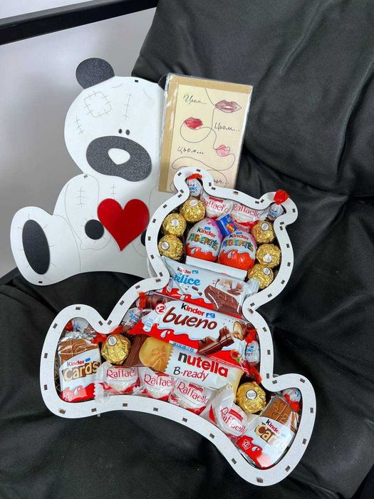 Подарок НА ЛЮБОЙ БЮДЖЕТ. Бокс со сладостями. Девушке,маме 14 февраля