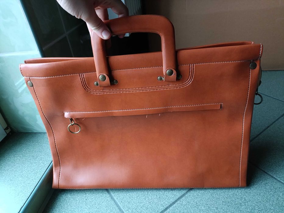 ВИНТАЖ кожаный портфель, сумка СССР