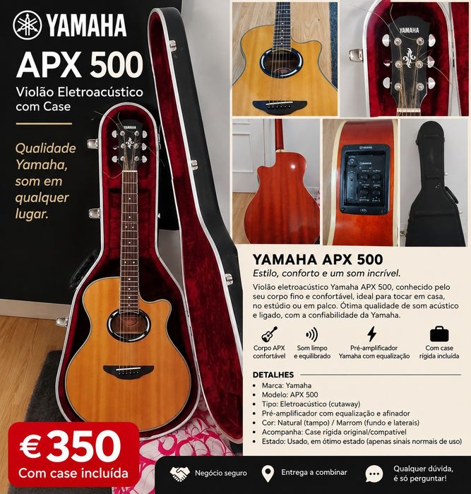 Vendo violão yamaha muito bom estado muito conservado