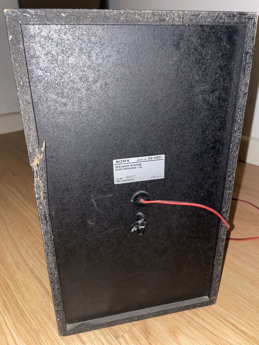 Sistema de Som Sony MHC-551 (Hi-Fi com Leitor CD, Cassetes e Colunas)