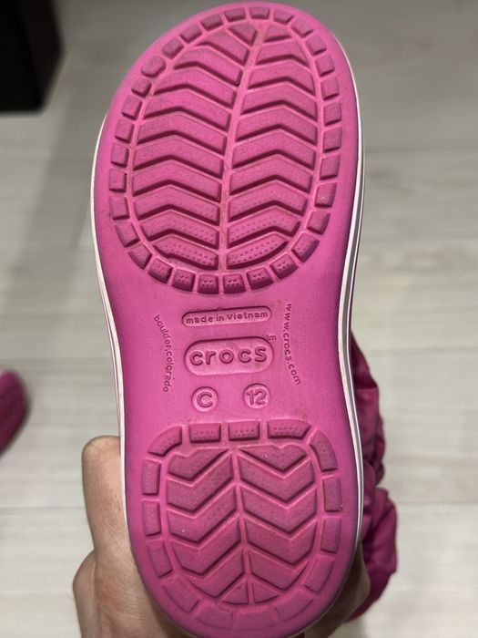 Зимові гумові чоботи (резинові сапоги) Crocs Winter Puff Boot
