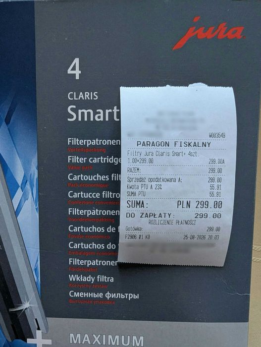 Filtry Jura Claris Smart+ 4szt