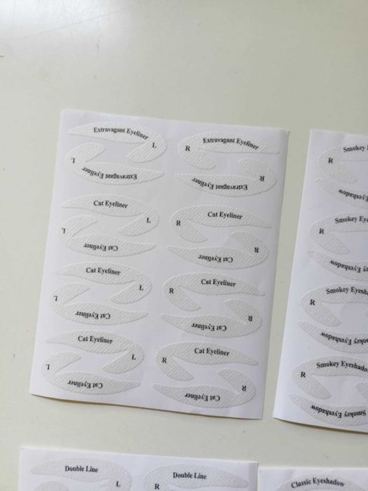 Szablon do kreski eyeliner