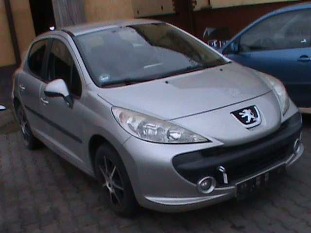 Peugeot 207  lampy ,  drzwi maska błotniki kokpit lusterka ETSC