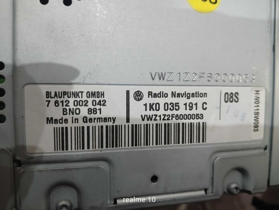 Radio fabryczne VW Passat B6