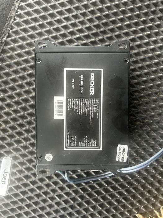 2-х канальний підсилювач звуку Decker PS 2.100 двохканальний