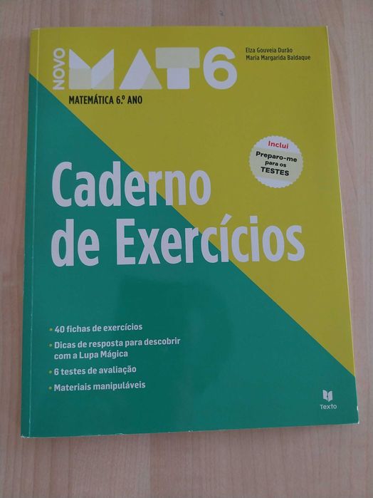 Novo MAT Matemática 6º Ano - Caderno de Exercícios