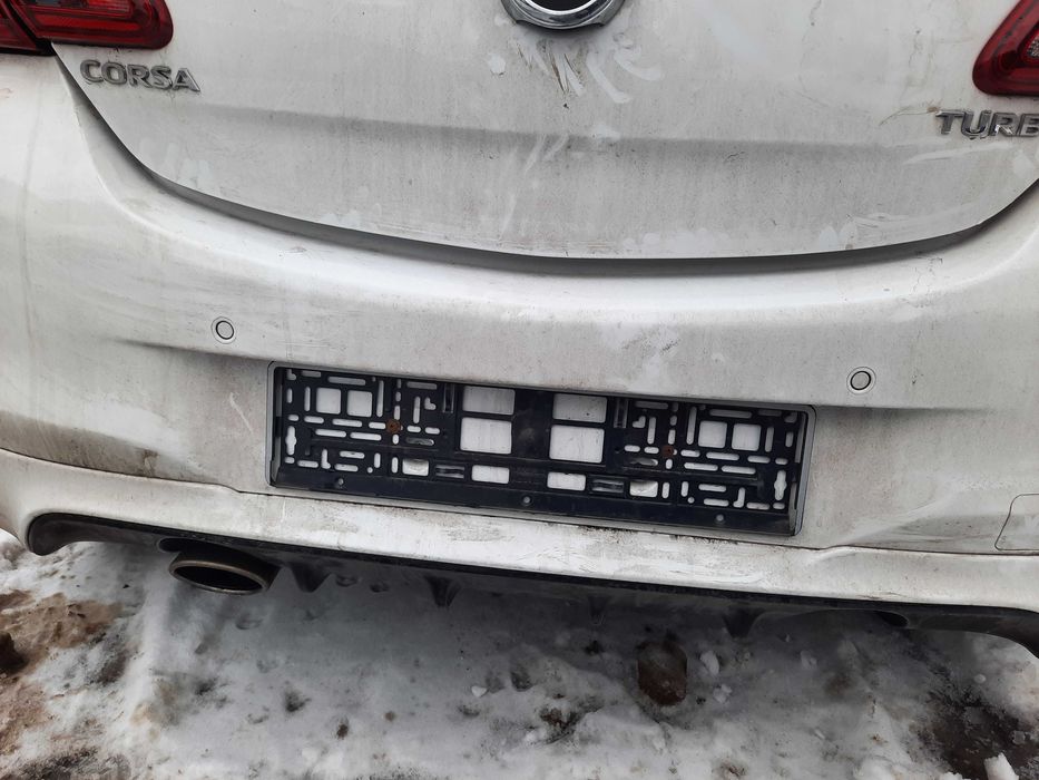 zderzak tył tylny Z40R Opel Corsa E OPC 3D 4x PDC