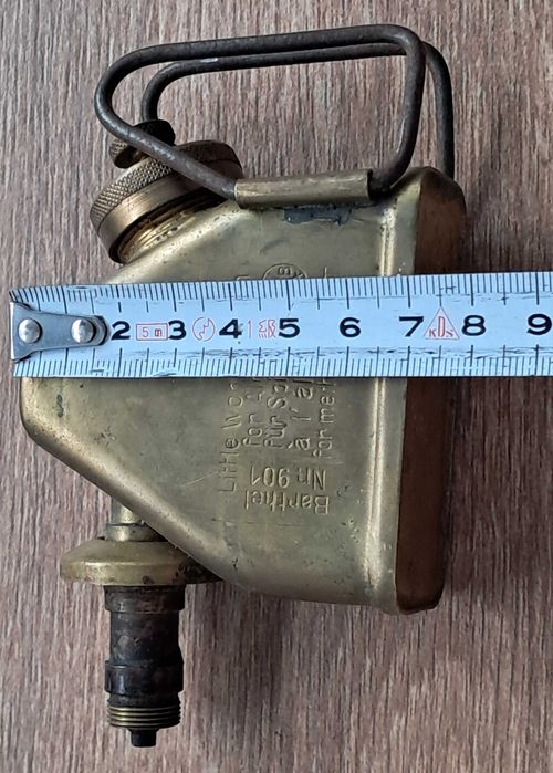 Stara piękna lut lampa niemiecka unikat