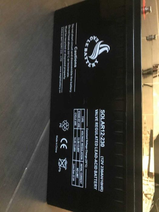 Зарядна станція Інвертор 6,2кВт+4 батареї 12V230Ah