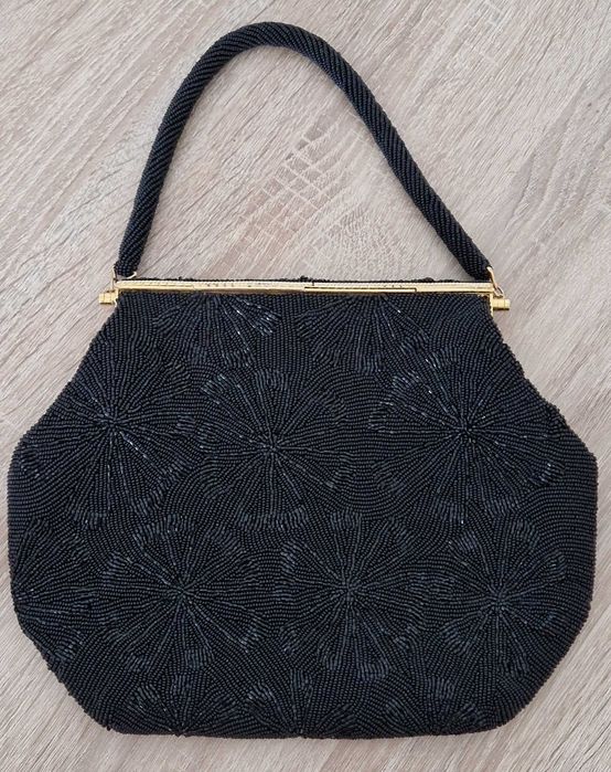Pochete Bolsa Missangas Vintage de Cerimónia