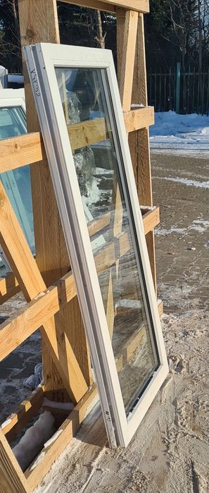 OKNA KacprzaK Witryna 64x131 FIX Używany PCV Lider Okna OLX