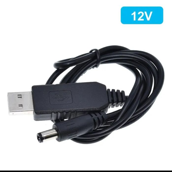 USB Підсилювач Лінії DC 5V до DC 9V/12V Модуль Step UP USB Конвертер Адаптер Кабель