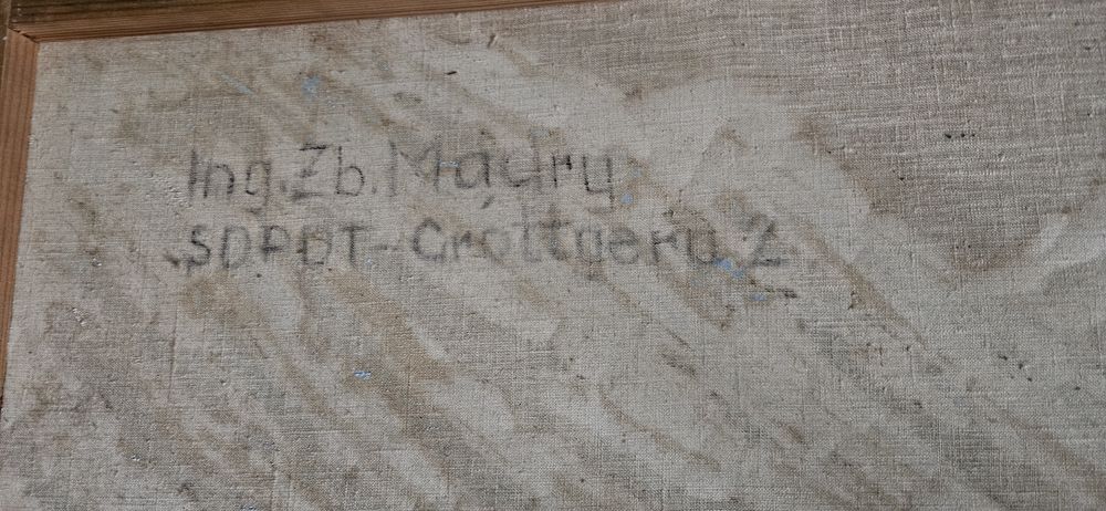 Obraz szpachla na płótnie Zb.Mądry Sopot 96x63 2 szt