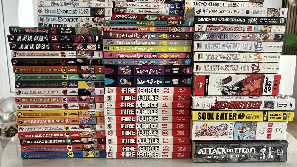 Volumes de mangá em inglês
