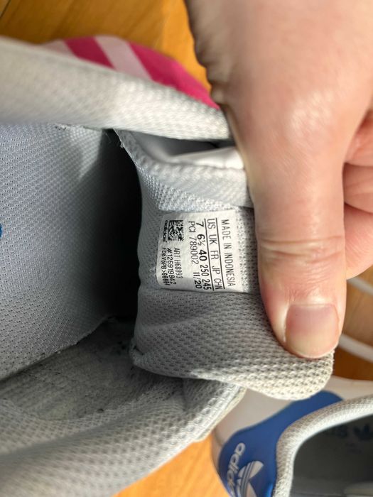 ADIDAS ORIGINALS Sapatilhas 'SUPERSTAR' em Branco e Azul