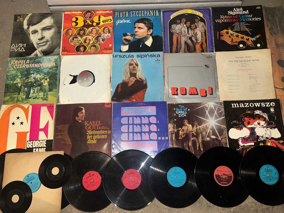 Płyty Winylowe SZCZEPANIK,SIPIŃSKA,KOMBI - 25 sztuk