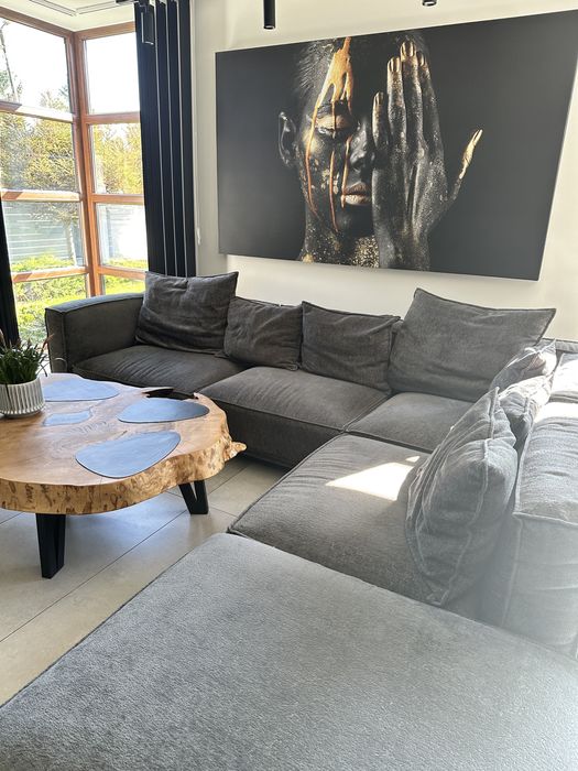 Duzy narożnik  szary