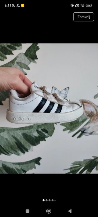Buty sportowe adidasy białe 23 wkładka 14,5 cm Adidas
Rozmiar 3Buty sp
